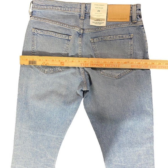 NWT Citizens of Humanity The Adler Tapered Classic Slim Stretch Jeans Heli 31 - Picture 11 of 15